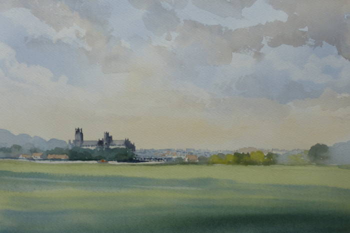 Painting of Ely cathedral